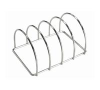 KAMADO Bono - Supporto per Costine per Barbecue, Cestello per BBQ, Ribs Rack, Cottura Uniforme, Acciaio Inox, Accessorio per BBQ Amato dai Professionisti, Compatibile con Kamado Minimo e Media