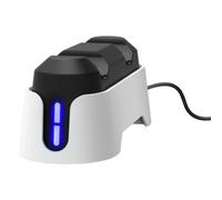 Supporto Ricarica Doppio Trust GXT 228 Dual PS5 USB-C Nero Bianco ABS Supporto Ricarica