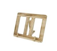Supporto Ricettario Scrivania Supporto Per Libri Di Cucina In Legno Con Per Tablet Raccoglitore Ricette Realizzato A Mano Angolo Regolabile Porta Libro Ristorante(B)
