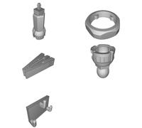 Supporto Ricette Note Braccio per Ikea SKADIS Pegboard Clip Articolato