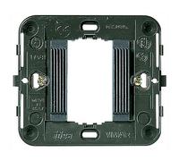 Supporto Rigato 1M + Griffe Grigio VIMAR 17081