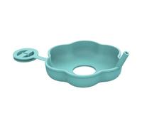 Supporto riutilizzabile per ghiaccioli, sicuro per bambini, supporto per ghiaccioli con cannuccia, previene le mani disordinate, raccogli gocce, in silicone, per viaggi estivi, all'aperto, congelatore