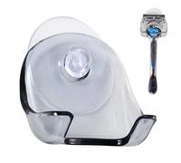 Supporto riutilizzabile per rasoio, gancio sottovuoto, supporto da bagno senza adesivo, gancio a ventosa da parete, supporto per lama, rasoio per uso in cucina o doccia, non permanente