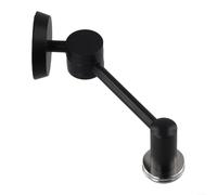 Supporto rotante compatto per schermi a disco con ampia gamma di movimento e base non marcatura per l'uso su superfici sensibili del piano di lavoro (nero)