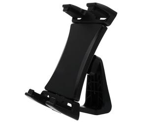 Supporto Rotante Pannello Liscio e Lucido per Tablet e Telefono in Plastica Nera Non Ostruisce i Tasti, per Uso Quotidiano e Ufficio