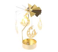 Supporto Rotativo Portacandele Decorazione Tavolo di Natale Vassoio Girevole Candelieri Per Matrimonio Vacanza Candeliere Nero Ottone Bianco Oro Oro Nero Argento Set