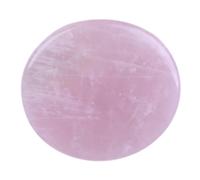 Supporto Rotondo in Jade Rosa per Colla Extension Ciglia | Vassoio per Inchiostro e Adesivo, Impiego per Tatuaggio e Extension, Design Delicato