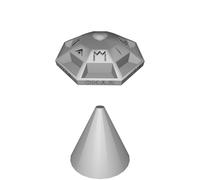 Supporto Rune per Gioco da Tavolo Call to Adventure Base Rotante 3D