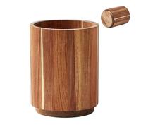 Supporto rustico per utensili: organizer per posate girevole da 18 cm, grande ripiano per forchette, cucchiai e coltelli da cucina, armadio da dispensa portatile e durevole, carrello per H