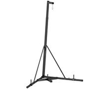 Supporto Sacco da Boxe Autoportante 170x90x182-225 cm in Acciaio Nero