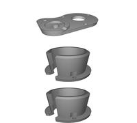 Supporto Saldatore per Dremel 220 Trapano Colonna Montaggio Inserti Ottone