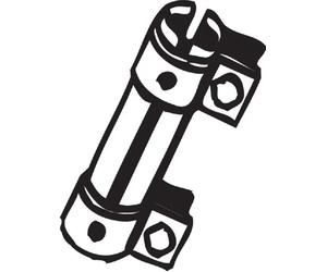 Supporto scarico Doppio collare 265-955 BOSAL