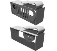 Supporto Scatola Fazzoletti per Jeep Aletta Parasole 50x122mm Portaoggetti