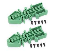Supporto Scheda Circuito, Staffa Montaggio C45 DIN Rail, Set 2 Pezzi con Accessori Viti - Design Affidabile, Installazione Rapida, Ideale per Manutenzione Elettronica