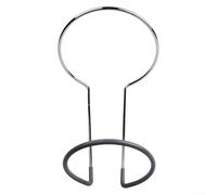 Supporto scolapiatti decanter per decanter a ciotola larga, in acciaio al carbonio cromato, 190 x 240 mm, robusto scarico per bar, ristorante, cucina