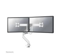 Neomounts DS75-450WH2 - supporto da tavolo completamente mobile per due schermi 17-32" - bianco