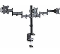 Supporto Scrivania Monitor 3x 13-27" PureMounts OFFICE-03 Regolabile VESA