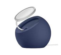 supporto scrivania per caricabatterie wireless magnetico: supporto in silicone con base di montaggio portatile, design antiscivolo, funzione di gestione dei cavi, supporto rapido |