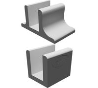 Supporto Scrivania per Dell D6000 Docking Station Stampato 3D Desktop V1/V2