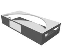 Supporto Scrivania per Dell WD19TBS Docking Station Stampato 3D Holder