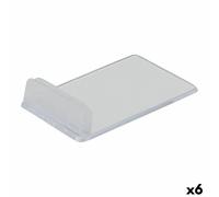Supporto Securit Insegna Trasparente Set 1 x 4 cm 10 Unità