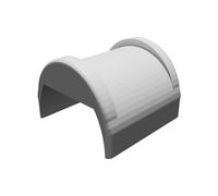 Supporto Sella Luce Casco per POC Tectal Bici Curva 30mm Stampato 3D
