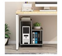 Supporto Semplice con rotelle, Supporto da Pavimento per Host Mobile, Supporto per Case da scrivania, Carrello con Telaio e Supporto per Torre per Computer a 4 Ruote,