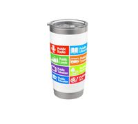 Supporto Servizi Pubblici Biblioteche Orgoglio Civico Parchi Transito Bicchiere termico in acciaio inox doppia parete