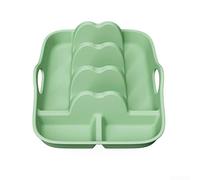 Supporto Silicone Elegante con Vaschetta Salse - Taco Antiscivolo per Cena Messicana - Microonde e Lavastoviglie 25x20cm(taco tray - green)
