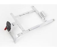 Supporto sinistro cromato con serratura per valigia laterale standard in allu...