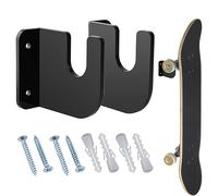 Supporto Skateboard da Parete,2 Pezzi Acrilico Risparmio Spazio Organizzatore,Supporto Espositivo da Parete per Skateboard | per Camera da Soggiorno Garage Negozio Studio Sci Interno