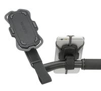 Supporto Smartphone KLICKfix Loop grigio/nero, fissaggio con velcro