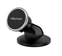Supporto smartphone universale per parabrezza vetro auto magnetico nero ST13
