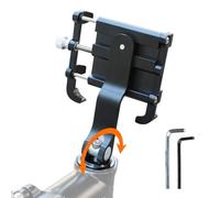 Supporto Smartphone Per Ciclismo | Porta Telefono per Bicicletta,Supporto Antiurto Regolabile A 180 Gradi Per Guida Moto Viaggio Outdoor Monopattino Elettrico E Navigazione