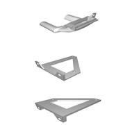 Supporto Smartphone per iPhone 4S Accoppiamenti XYZ Bulloni M3 M5 Regolabile
