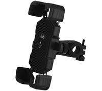 Supporto smartphone universale manubrio bici/scooter ABS 7,2" nero rotazione 360° antishock blocco automatico