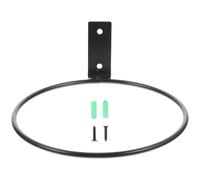 Supporto Sospeso per Bonsai in Ferro Nero, Diametro Interno 10,16 CM | Design Pratico, per Giardino Esterno e Balcone, Facile da Pulire, Sfrutta lo Spazio Verticale