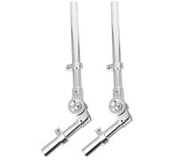 Supporto Sospeso per Tamburo Tom Portatile in Metallo Argento, 1 Coppia | Struttura Stabile Design a Sospensione, Finitura Elegante, Accessorio per Percussioni Musicali e Hardware Batteria