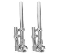 Supporto Sospeso per Tamburo Tom, Robusto e Portatile, Argento | Coppia da Montaggio, Metallo Stabile, Installazione Semplice, Finitura Elegante e Lavorazione Curata