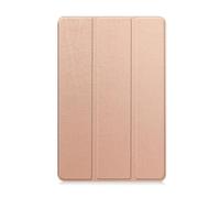 Supporto sottile pieghevole a tre con custodia portapenne compatibile con TCL NXTPAPER 11 Gen 2 11" copertura antigoccia con spegnimento/riattivazione automatica(Rose gold)