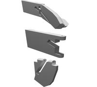 Supporto Spazzola Asciugatrice per AEG Lavatherm T300 Zanussi 8996470716805