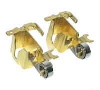 Supporto Spazzole Acciaio per DWE8420 DWE8310S Grinder | Materiale acciaio dorato, lunga durata, protezione motore, adatto DWE8300S, DWE8410, fissaggio sicuro