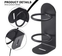 Supporto spazzolino da denti da parete per costruzione in ferro robusto per for