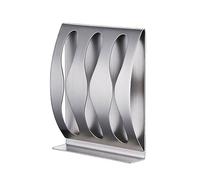 Supporto spazzolino da parete bagno casa due/tre fori autoadesivo argento