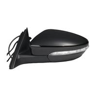 "Supporto Specchio Spiegelar Per VW Per Passat Per CC 2008-18 Specchietto Laterale Con Indicatori Direzione Pieghevoli Riscaldati Elettrici Per 9 O 13 Fili(13pin l blk)