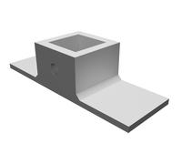 Supporto Spinale per Asta Motore Quadrata 1cm - Kit Staffa Rimovibile 3D