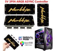 Supporto splitter ARGB 5V 3PIN SignalRGB OpenRGB Controller HUB ventola ARGB Alimentazione SATA a 8/16 vie per interfaccia scheda madre estesa