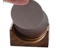 Supporto stabile in legno per filtro da caffè, per il caffè | Base dello schermo a disco per la maggior parte dei filtri a rete per gli amanti dell'espresso, tre griglie