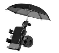 Supporto stabile per telefono moto Supporto Per Telefono Da Moto E Ombrello Parasole, Clip Per Telefono, Supporto Per Manubrio, Cintura Antiurto Regolabile, Telefono Wireless(C)
