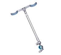 Supporto staccabile Barche telescopiche portatili Canna da pesca Accessori Rack Staffa in alluminio Tenere 2 Canne Rack Barche portatili Staffa in alluminio Rotante Tenere Due Pieghevole Glow